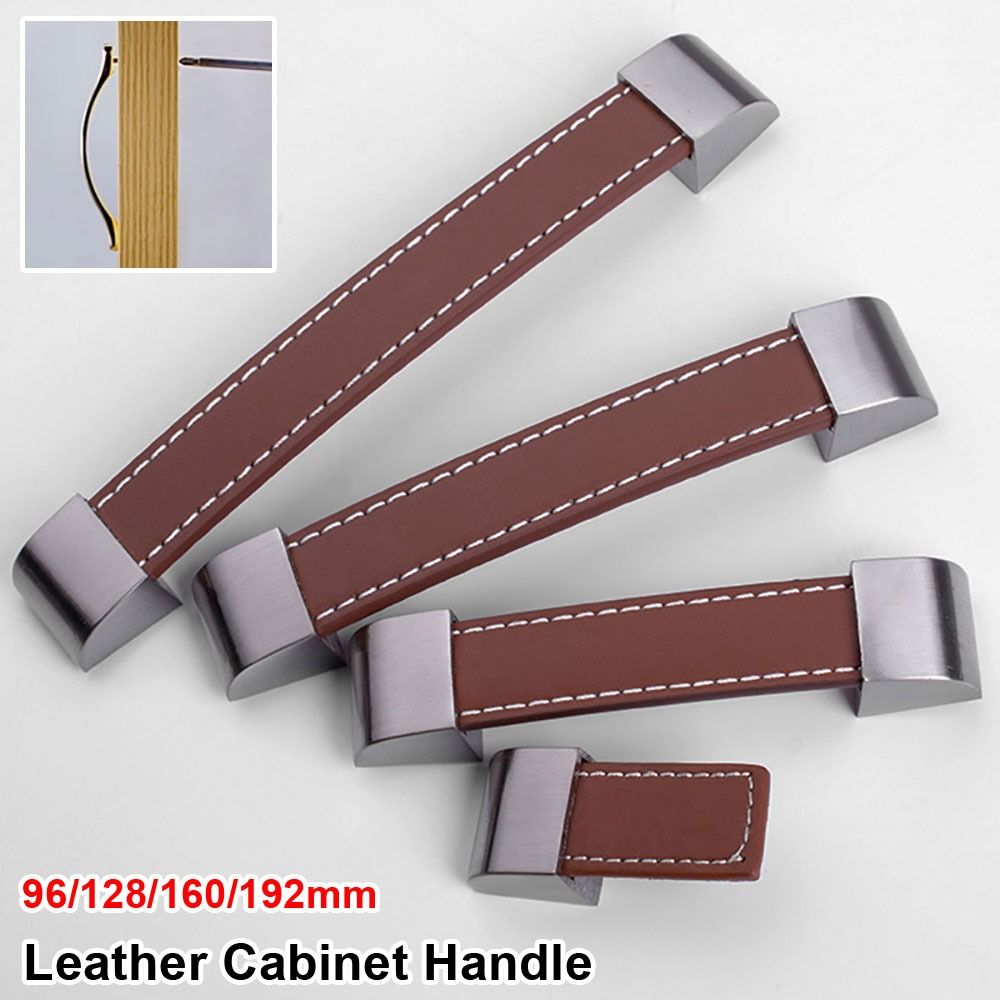 Furniture Hardware In China - 1 Adet Kahverengi Yumuşak Deri Deri
