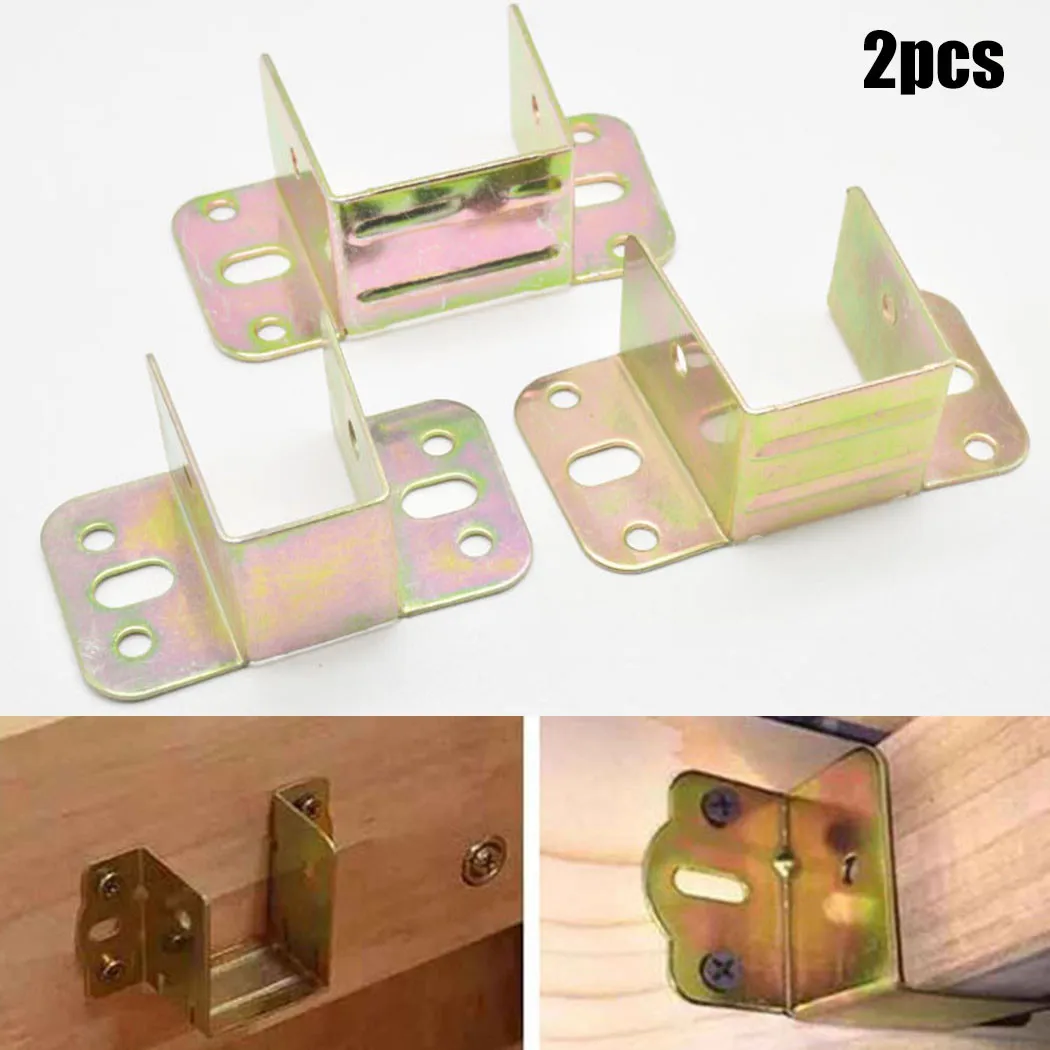Furniture Hardware And Fittings - 2 adet U Şekilli Metal Yatak