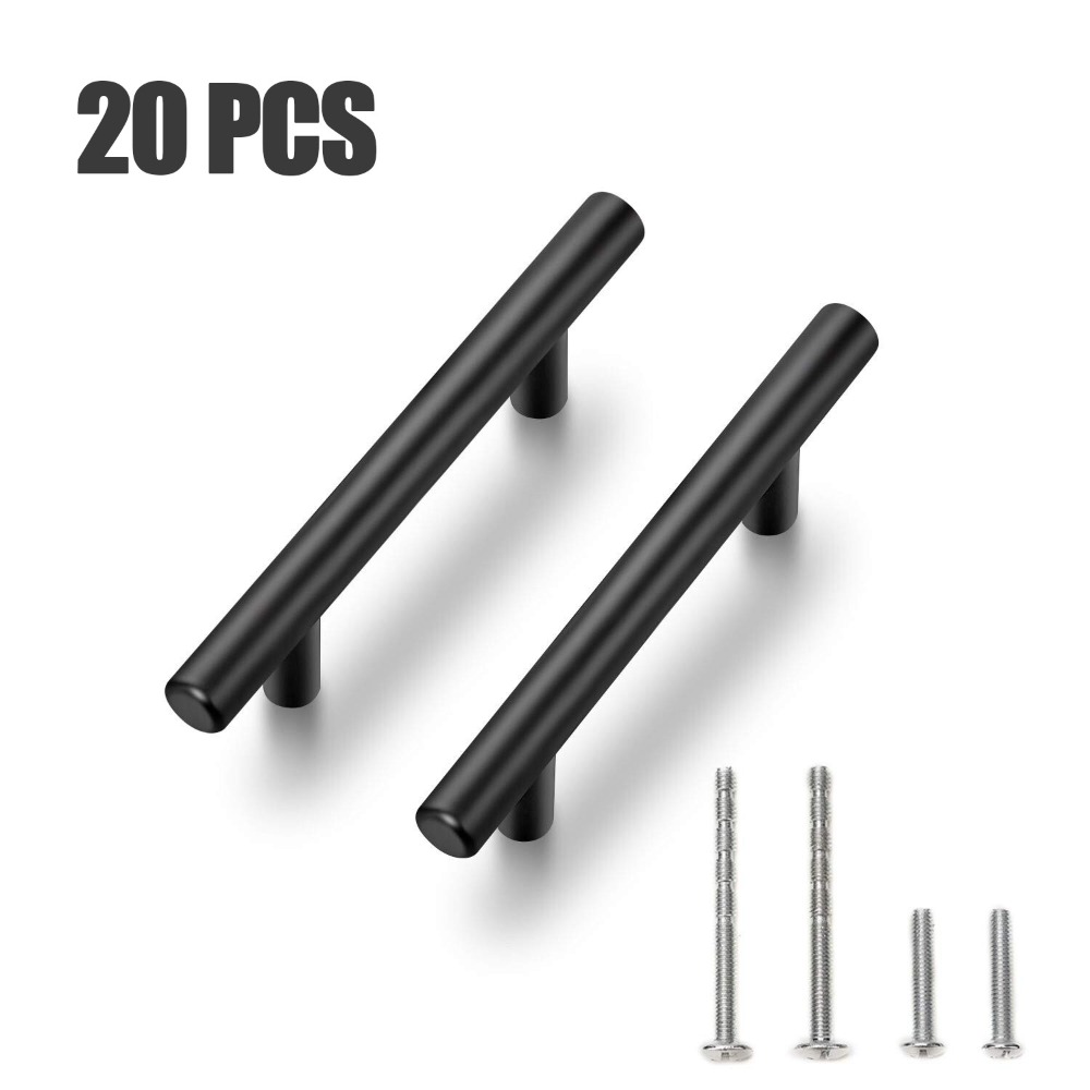 Furniture Hardware Factory - 20 adet dolap çeker mat siyah