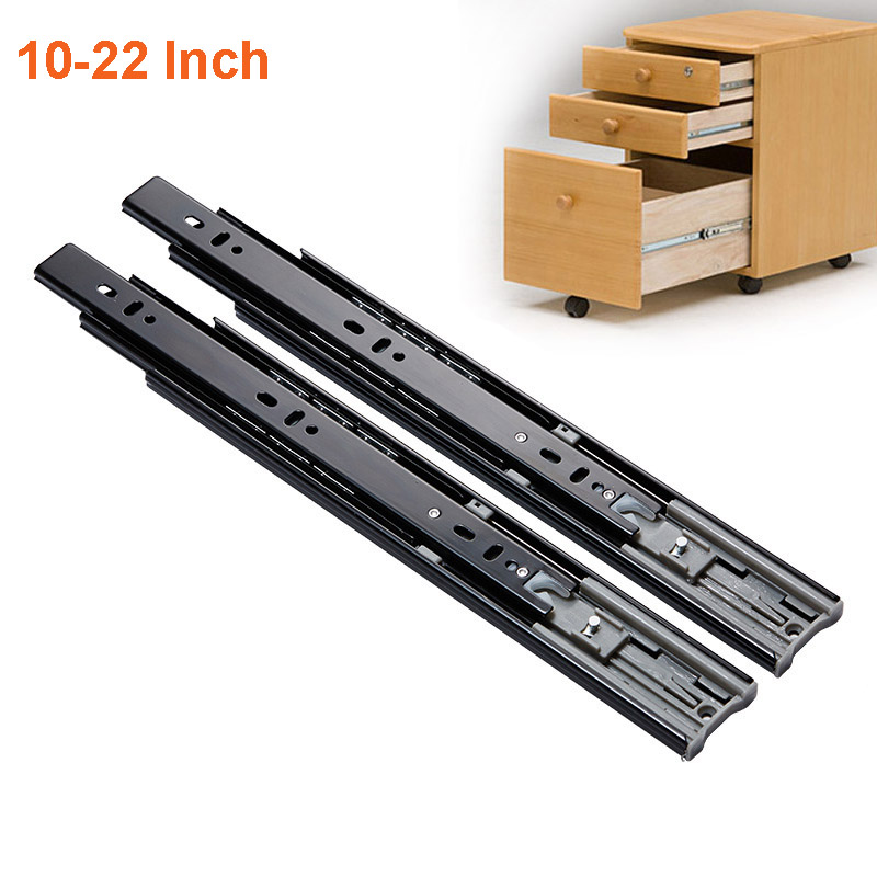 Furniture Hardware And Fittings - 2 adet Metal Tampon Çekmece Slaytları