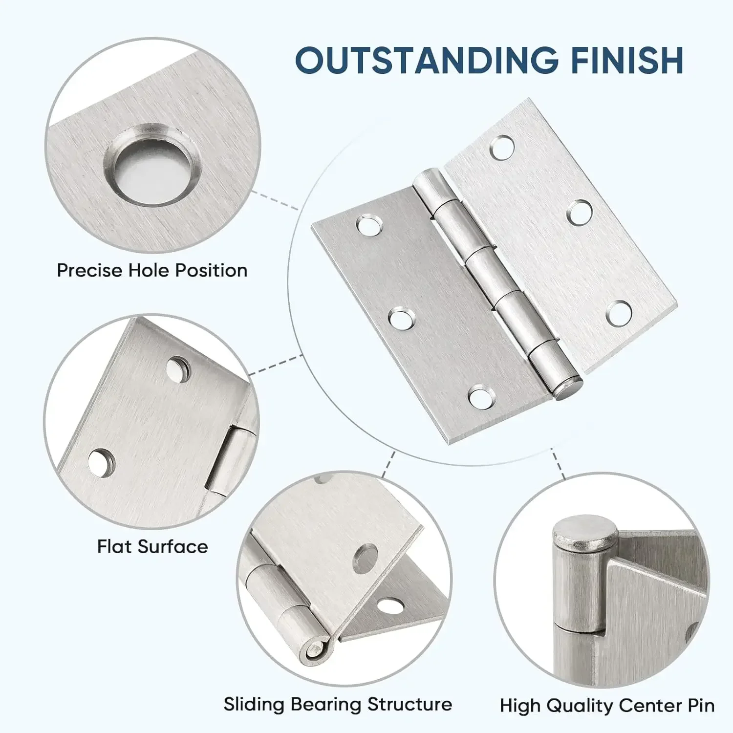 1-4 inç evrensel kapı menteşel - Furniture Hardware And Fittings incelemesi ve fiyatı