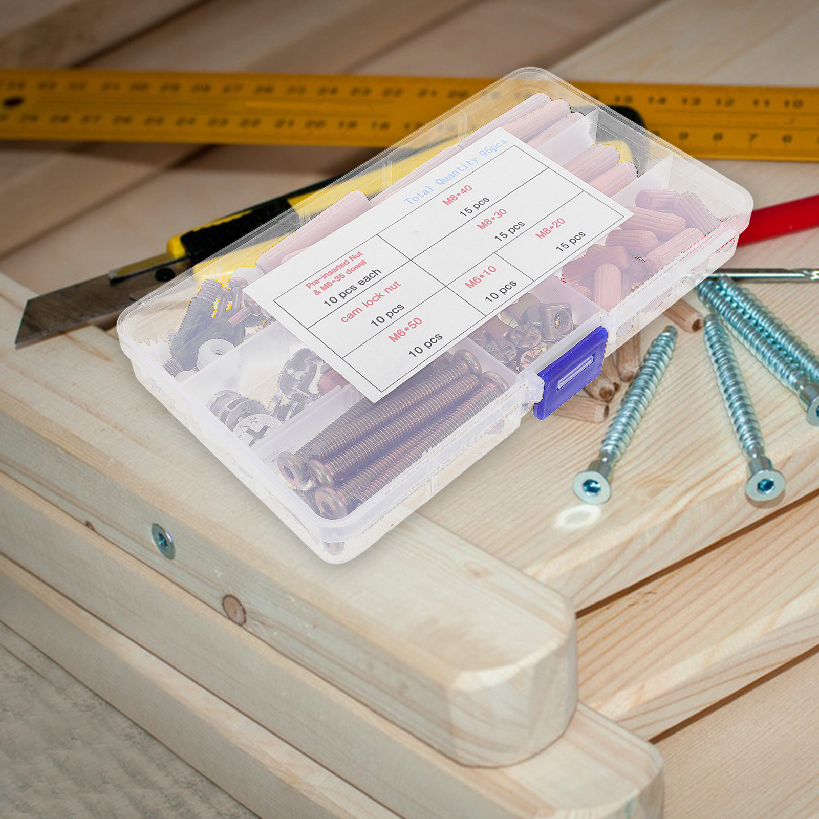 95 Parça Mobilya Bağlantı Elem - Furniture And Hardware incelemesi ve fiyatı